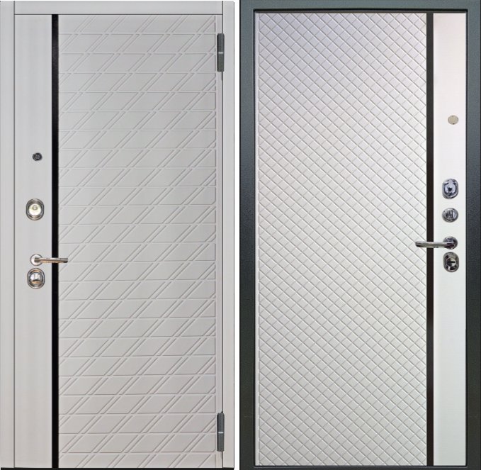 Дверь Аргус ЛЮКС 3К Тори-Белый-софт  Антик серебро DIS006862