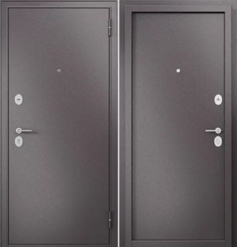 Дверь Бульдорс БУКЛЕ шоколад	 FAMILY - ECO - STEEl М/М Букле шоколад DIS002759