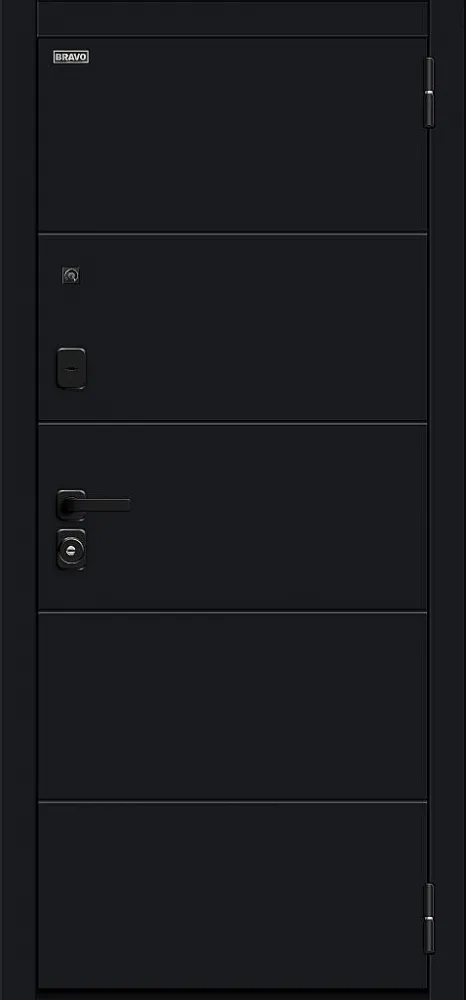 Дверь Флэт/SBlack Black Shell/White Silk BR6170